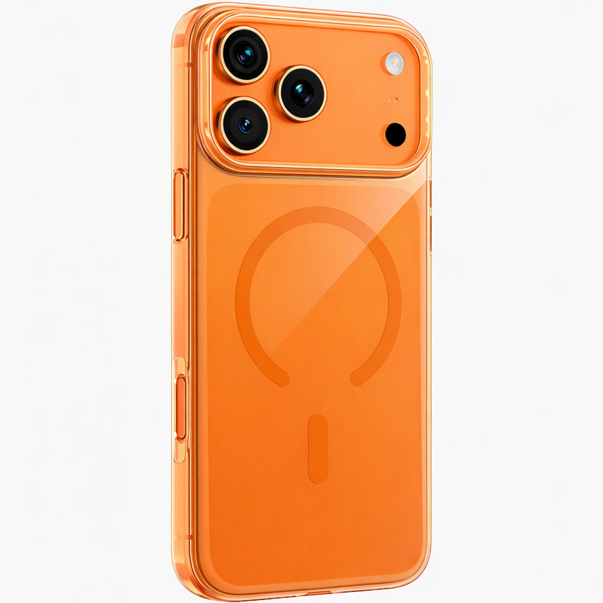 Задняя накладка KEEPHONE X-CRYSTAL ULTRA SLIM CASE для iPhone 17 PRO MAX, ORANGE