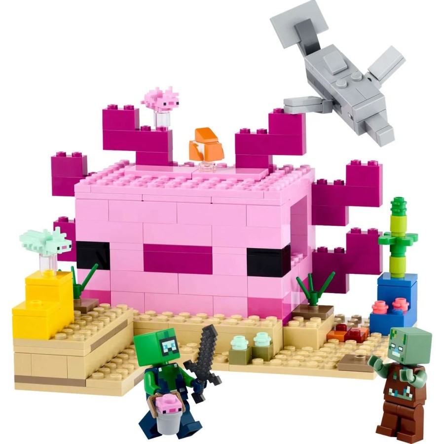 Конструктор LEGO Minecraft 21247 Дом аксолотля 3