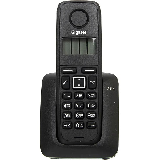 Радиотелефон GIGASET A116 (черный) 2