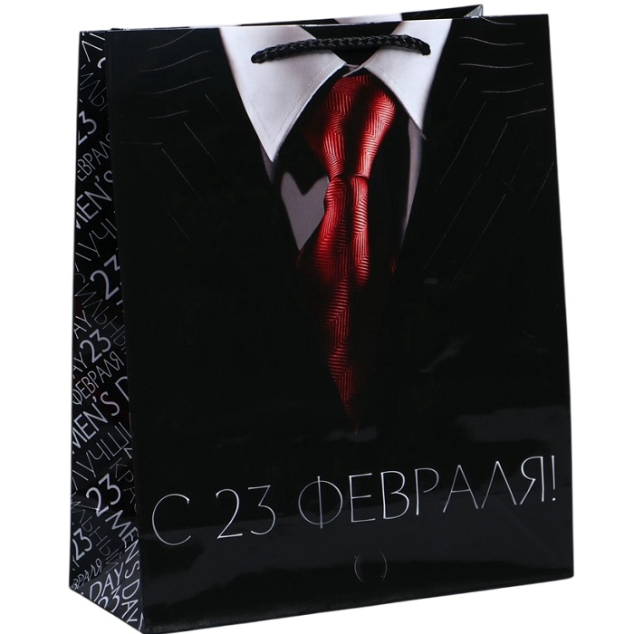 Пакет «С 23 февраля», ML 21×25×8 см 7892397