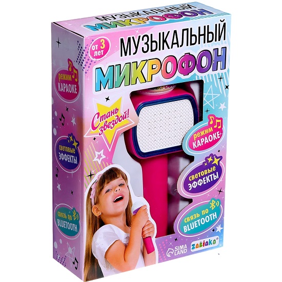 Музыкальный микрофон «Стань звездой!», световые эффекты 9862235 2