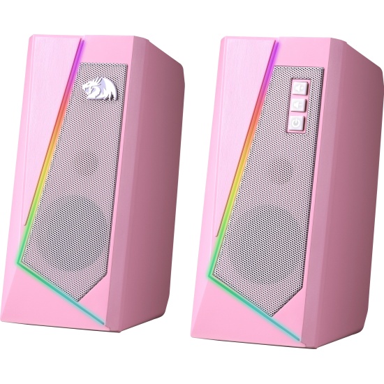Колонки 2.0 REDRAGON Anvil розовый (2*3Вт)