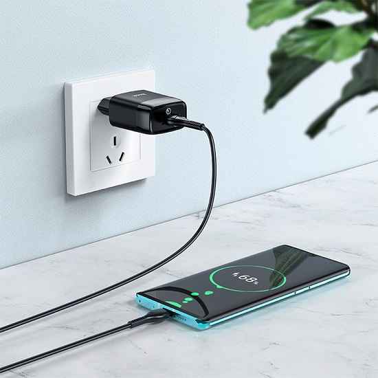 Сетевое ЗУ 1USB 3A HOCO C72Q, черный, QC3.0 5