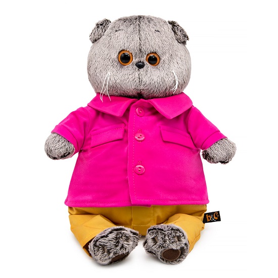 Мягкая игрушка Басик в яркой курточке , 25 см (Ks25-269)