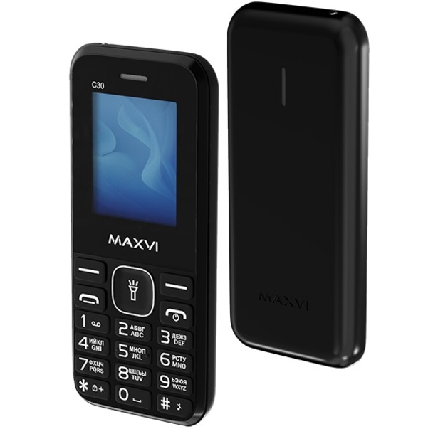 Телефон Maxvi C30 черный 2