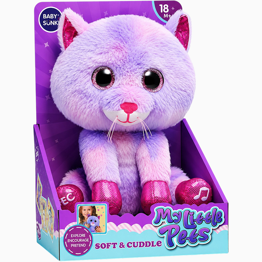 Кошка "Лапочка" свет, звук, в коробке УТМ01512520