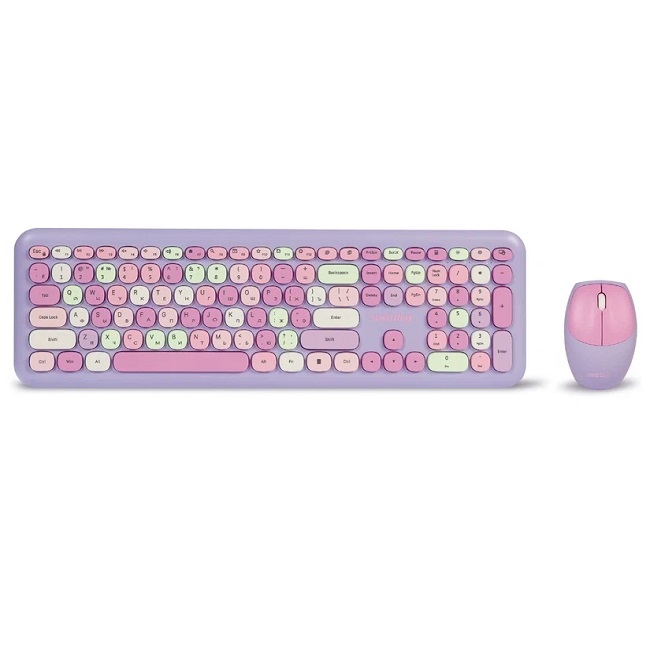 Клавиатура+мышь БП SMARTBUY 666395 фиолетовый (SBC-666395AG-V)