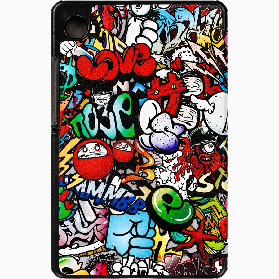Чехол футляр-книга ZIBELINO для Samsung Galaxy Tab A11/A9 (X135F/X130/X110/X115) 8.7" ("Граффити")