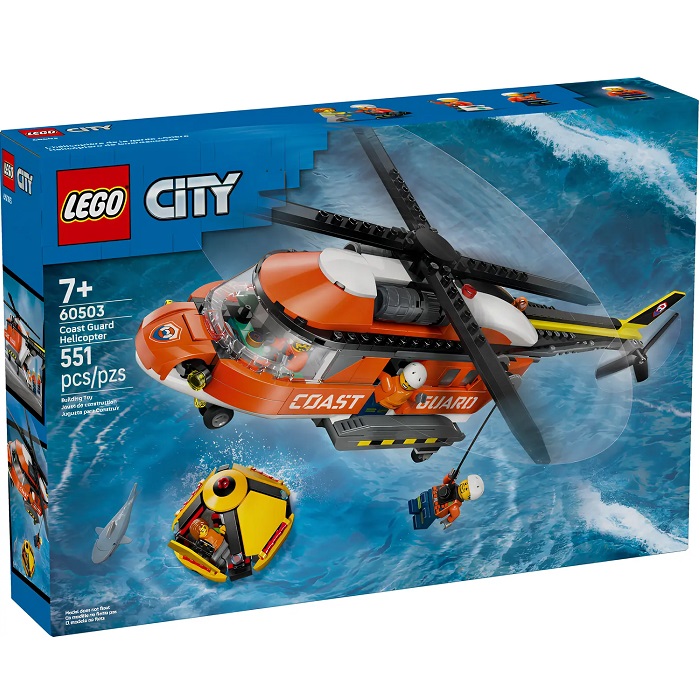 Конструктор LEGO CITY 60503 Вертолет береговой охраны