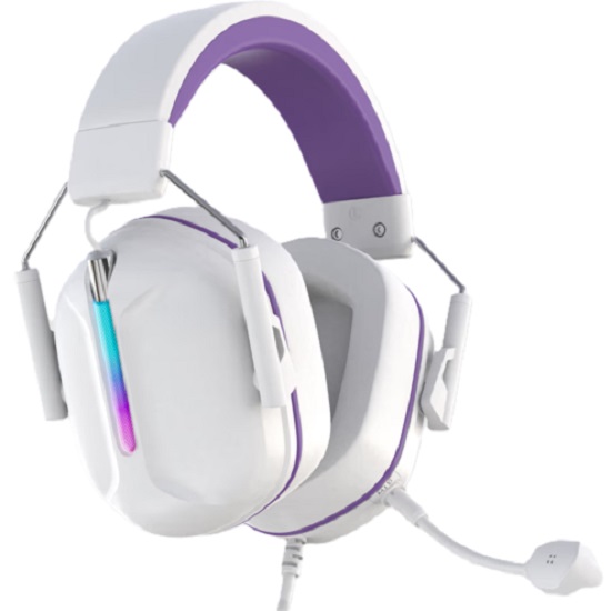 Наушники JETACCESS PANTEON GHP-850 PRO White-Purple 2