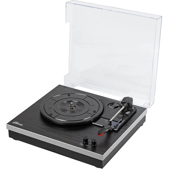 Виниловый проигрыватель RITMIX LP-380B Black wood 8