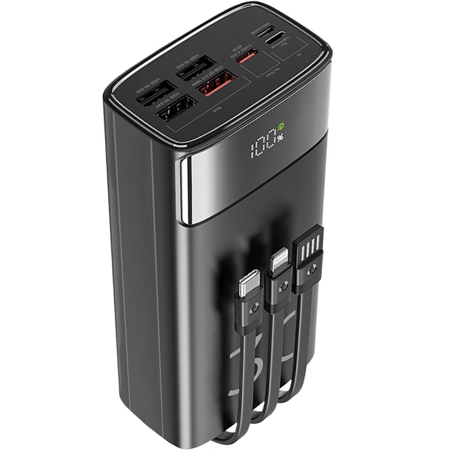 Внешний АКБ WALKER WB-635 (30000mAh) черный
