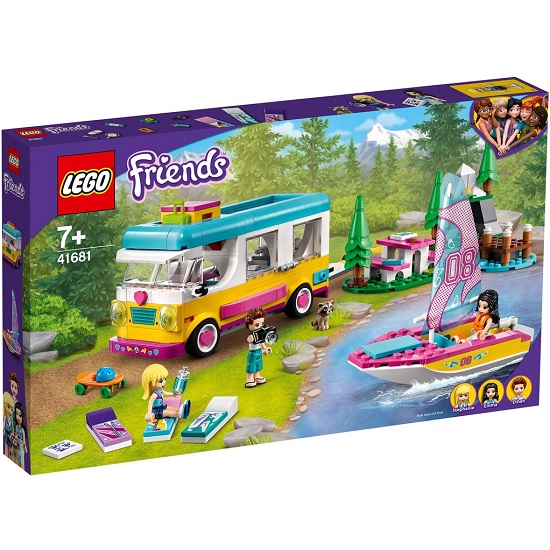 Конструктор LEGO Friends 41681 Лесной дом на колесах и парусная лодка (Уценка)