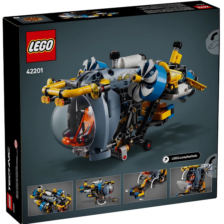 Конструктор LEGO Technic 42201 Глубоководная исследовательская подводная лодка 2