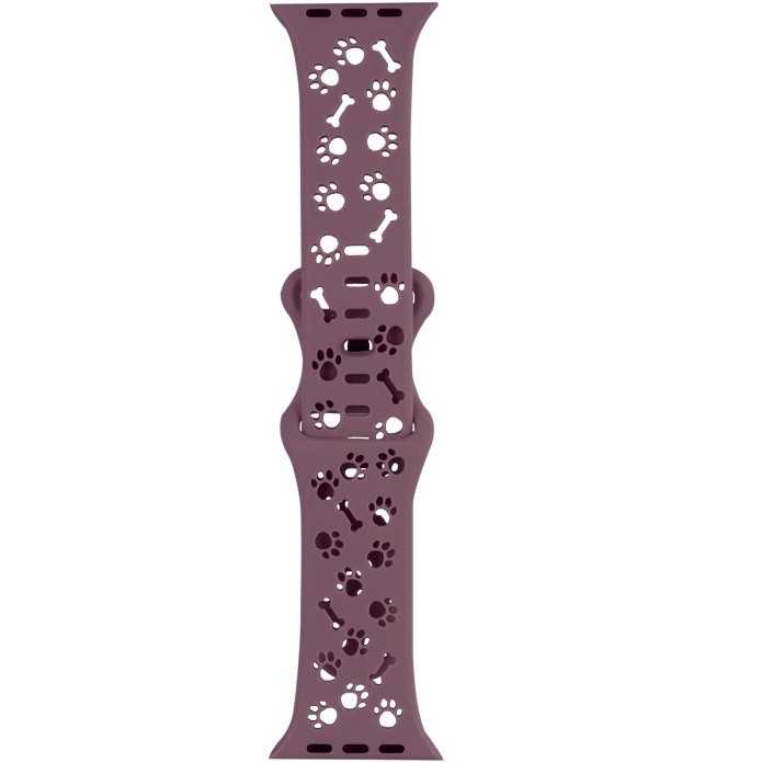 Силиконовый ремешок HOCO WA38 Time series для APPLE Watch 42/44/45mm smoky purple