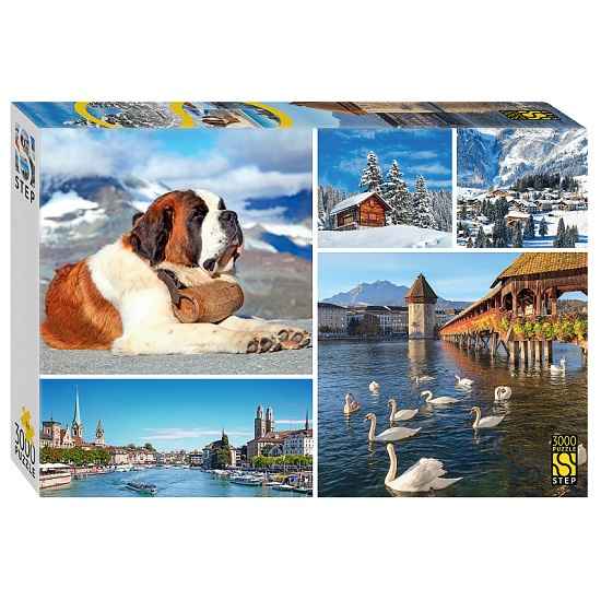 Пазл Step Puzzle 3000 "Швейцария"