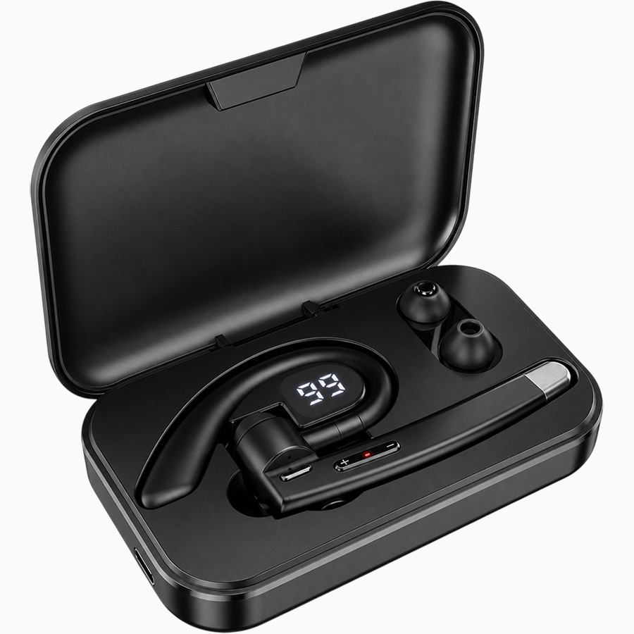 Гарнитура-Bluetooth HOCO DES48, silver 6
