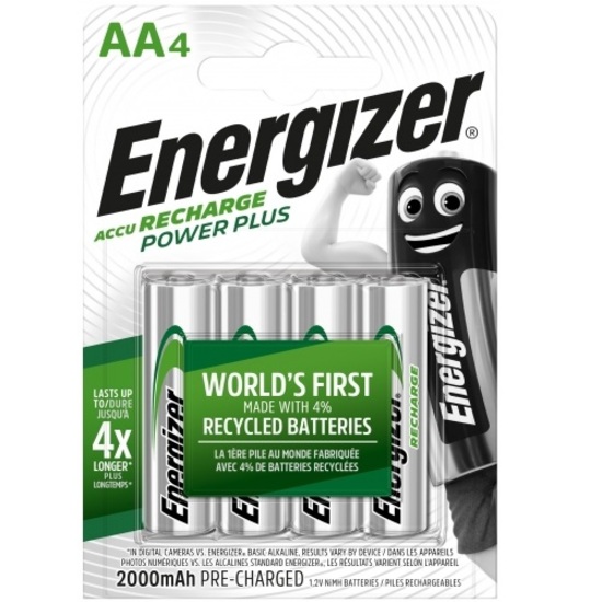 Аккумулятор ENERGIZER R06 Power Plus (2000mAh) BL-4 (4/12)