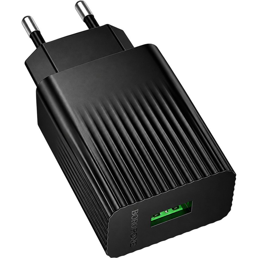 Сетевое ЗУ 1USB BOROFONE BAS72A Black, 18W 7