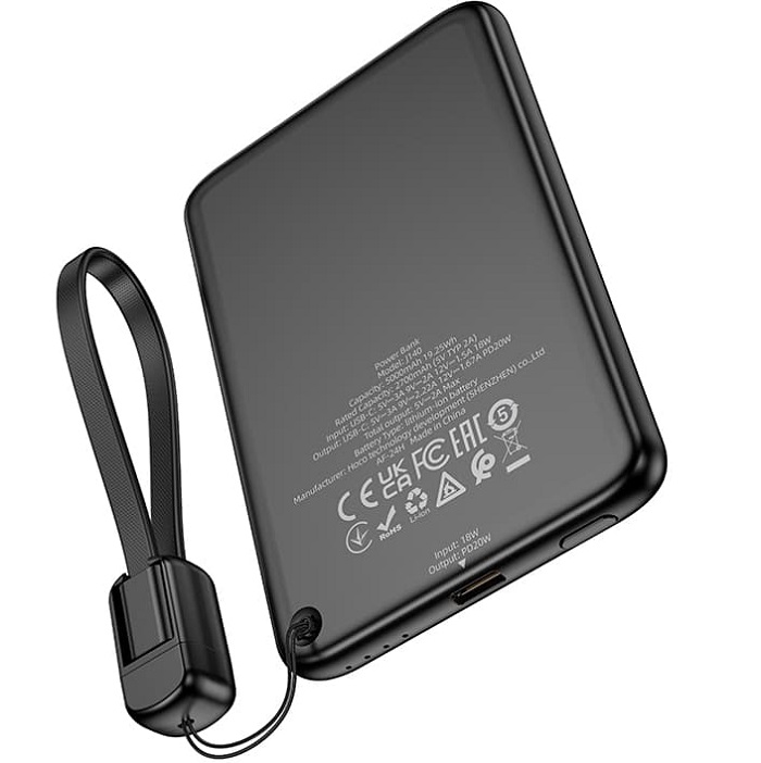 Внешний АКБ HOCO j140 (5000mAh) Black 3