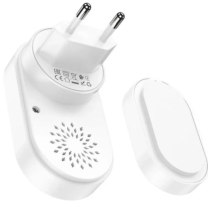 Звонок БП HOCO HI25 White 2