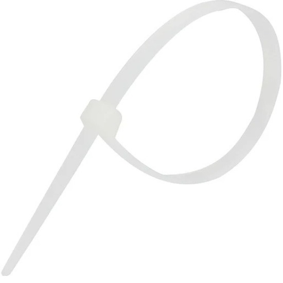 Хомут-стяжка CABLEXPERT NYT-400x7.6, 400 x 7.6мм, белые (100 шт)