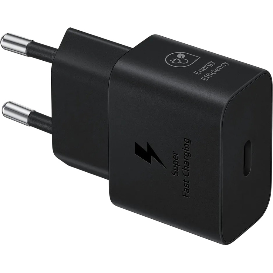 Сетевое ЗУ 1Type-C Samsung EP-T2510XBEGEU черный, Type-C, 25W