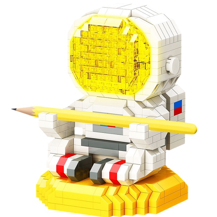Конструктор-ночник Mini Blocks, «Космонавт», 634 детали 2