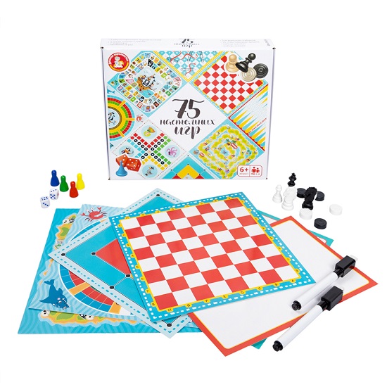 Набор настольных игр "75 настольных игр" УТМ01492209 4