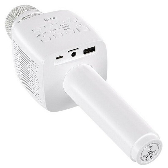Микрофон караоке Hoco BK5 (White) Bluetooth 4