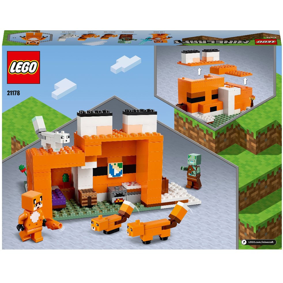 Конструктор LEGO Minecraft 21178 Лисья хижина 2
