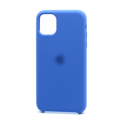 Силиконовый чехол SILICONE CASE для iPhone 11 синий (003)
