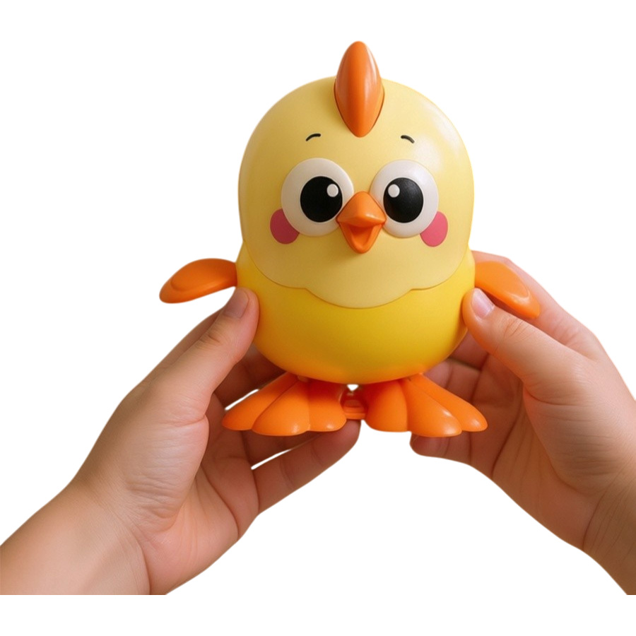 Игрушка заводная «Цыплёнок», жёлтая 10884698 6