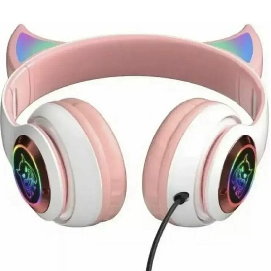 Наушники STN-169 Pink Jack 3.5mm 3