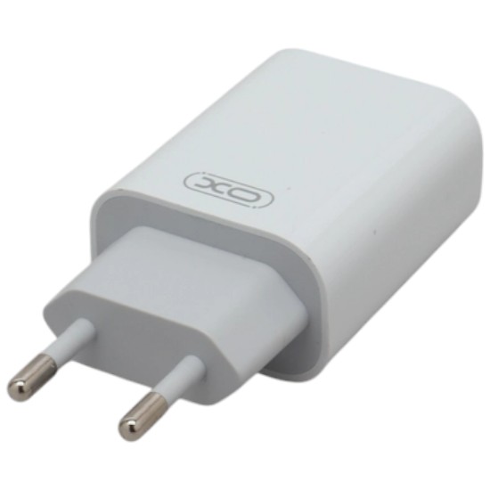 Сетевое ЗУ 1USB XO L127, белое, 18Вт