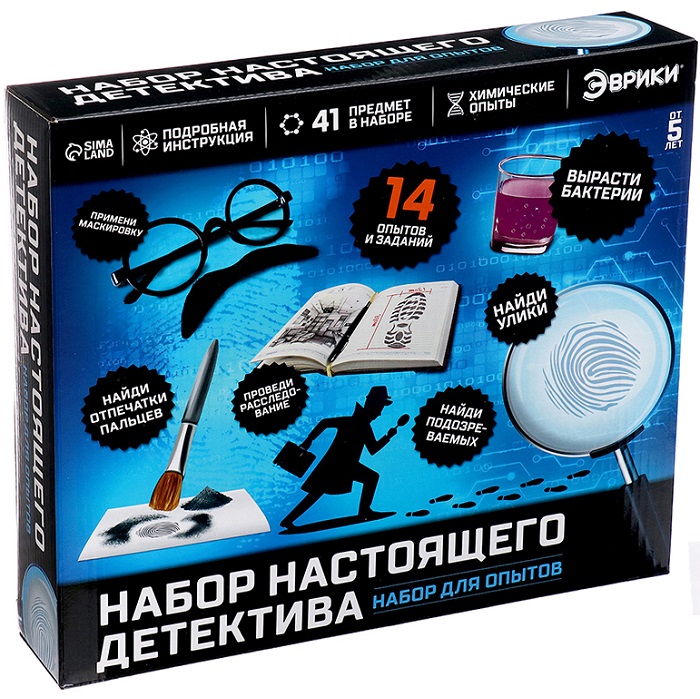 Набор для опытов «Набор настоящего детектива», 14 опытов 4483850