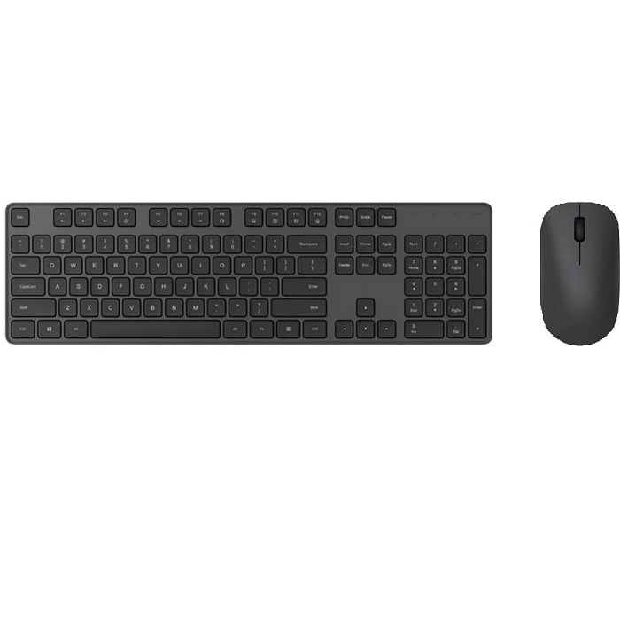 Клавиатура+мышь БП Xiaomi Mi Wireless Keyboard and Mouse Combo ENG WXJS01YM Black Русские буквы(Уценка)