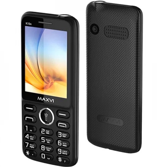 Телефон MAXVI K15n 4G Black 2