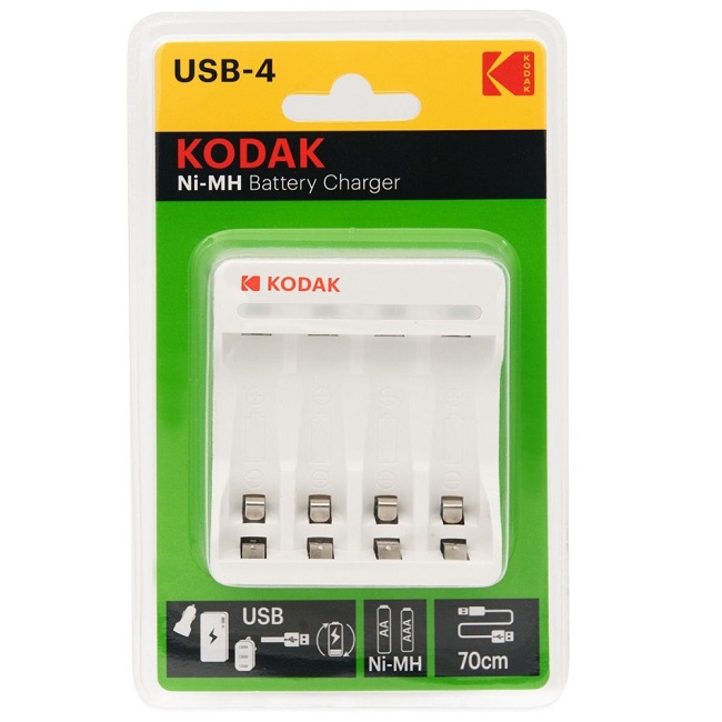 Зарядное  устройство KODAK C8002B USB [K4AA/AAA] (1/6/24/1200)