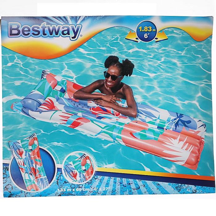 Матрас для плавания Bestway «Яркий», 183 х 69 см, цвета МИКС