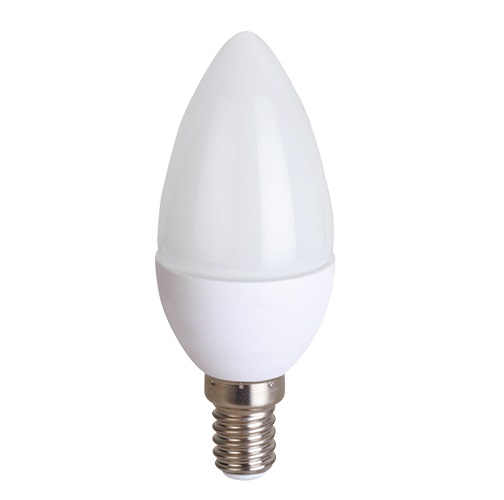 Лампа светодиодная ECOLA candle Premium 8W/4000K/E14 свеча (композит) 100x37 (10/100)