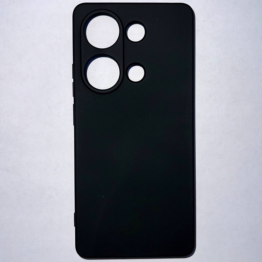 Силиконовый чехол NANO для Xiaomi Redmi NOTE 13 PRO (4G)/POCO M6 PRO (4G) чёрный