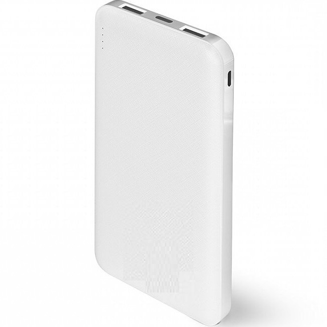 Внешний АКБ WALKER WB-410 (10000mAh) (2USB) (2.1A) microUSB/Type-C, белое