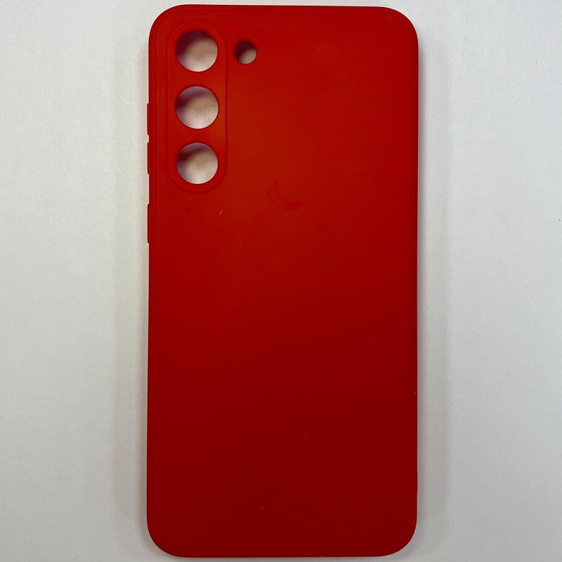 Задняя накладка ZIBELINO Soft Matte для Samsung Galaxy S23 Plus (красный) с микрофиброй 1