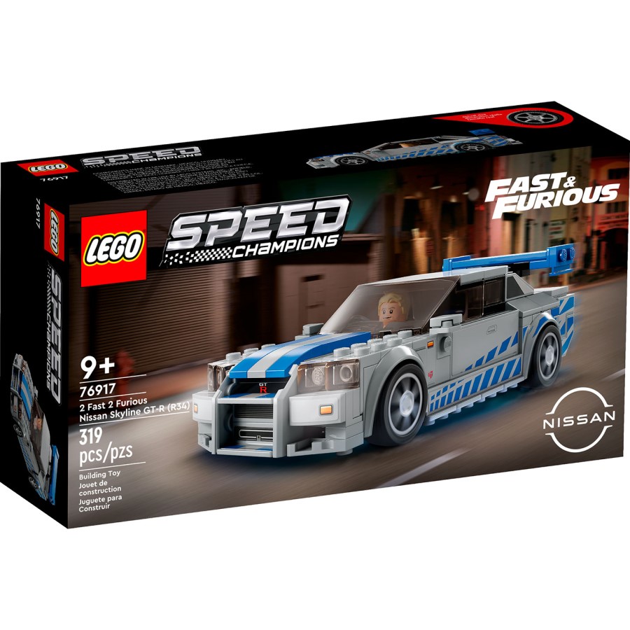 Конструктор LEGO Speed Champions 76917 Автомобиль Skyline GT-R (R34) (Уп: 27*15*8)