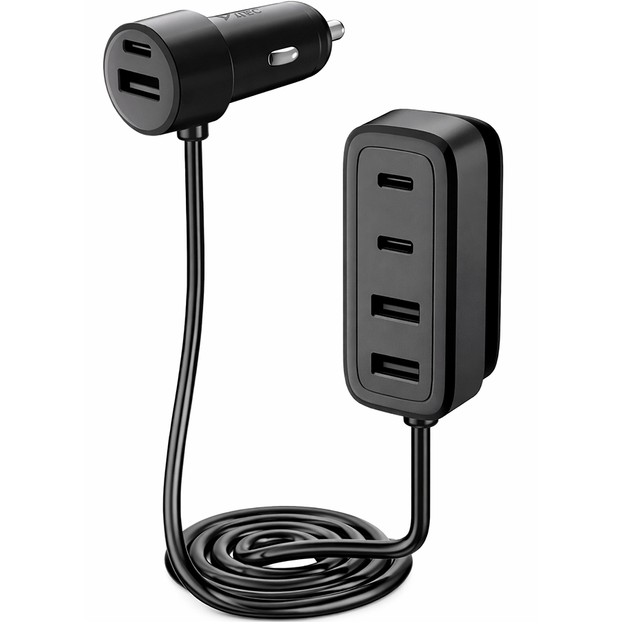 Авто ЗУ 3У 3USB/3Type-C TTEC 2CKP06S черный 1