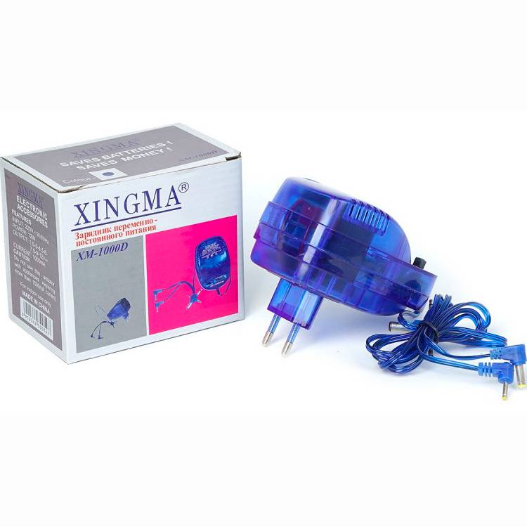 Универсальное СЗУ XM-1000D (1,5V-12V, 1000мА) 2