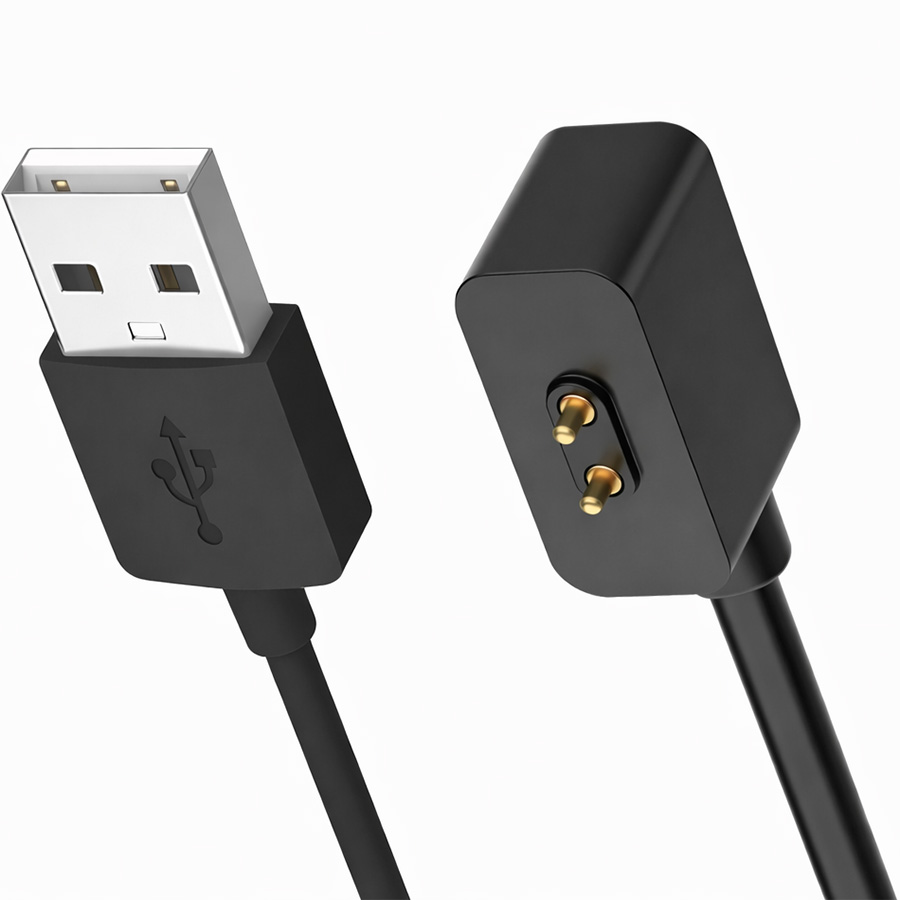 Кабель зарядки USB для Xiaomi mi band 8 черный 3