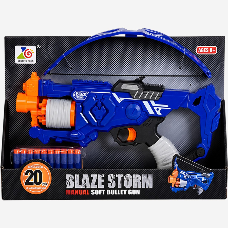 Бластер "Blaze Storm" с мягкими пулями УТМ01501742 13