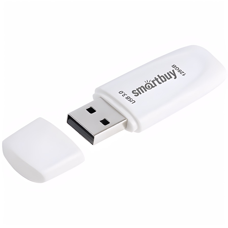 USB 128GB SMARTBUY Scout белый 2